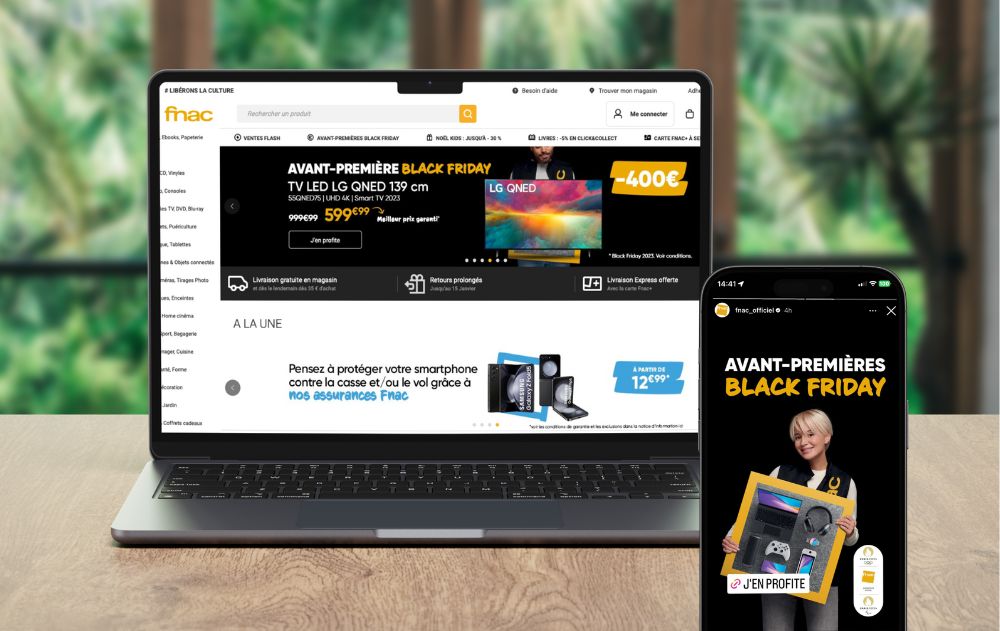 Black friday site ecommerce FNAC conseils agence développement web bordeaux