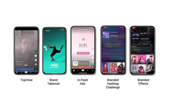 liste types formats ads publicités tiktok