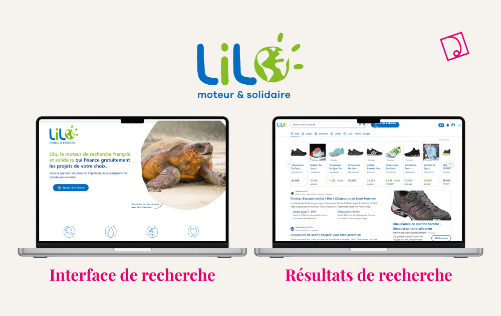 Moteur recherche Lilo projets solidaires publicités Microsoft Ads cagnotte don projets